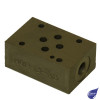 CETOP 3 Sandwich Plate C/W Pressure Test Points on A&B Ports 1/4" BSP