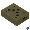 CETOP 5 Sandwich Plate C/W Pressure Test Points on A&B Port 1/4" BSP