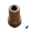 DRIVE COUPLING ALUMINIUM GP1 PUMP 1:8 TAPER D71 MOTOR 0.25-0.37 KW 14MM SHAFT