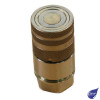3/4" Flat Faced Quick Release Female Carrier 1" BSP