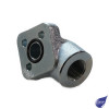 PUMP FLANGE 90 DEGREE STEEL 3 BOLT 30MM PCD 3/8" BSP