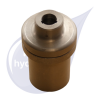 OMT Drive Coupling Aluminium Group 2 Pump 7-18HP 1" (25.4mm) Engine Shaft 6.35mm Key