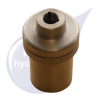OMT Drive Coupling Aluminium Group 3 Pump 7-18HP 1" (25.4mm) Engine Shaft 6.35mm Key